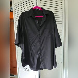 Women's Black Button Down Shirt